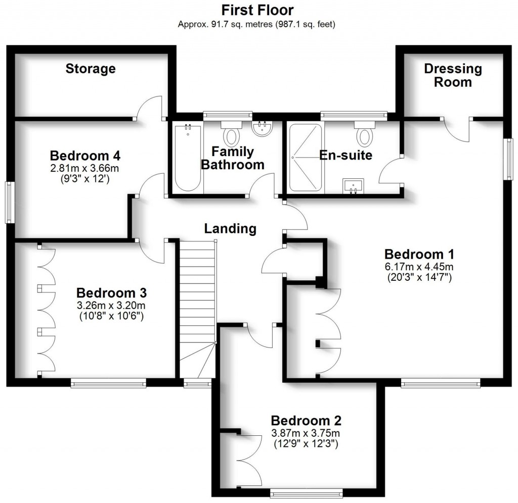 Floorplans For Potters Close, Croydon, CR0
