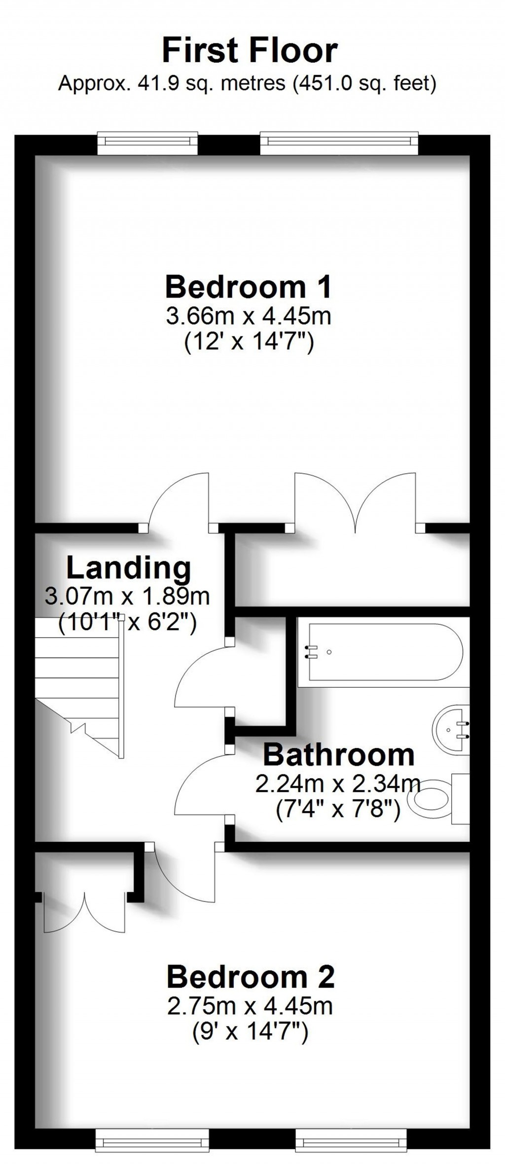 Floorplans For Peregrine Gardens, Croydon, CR0