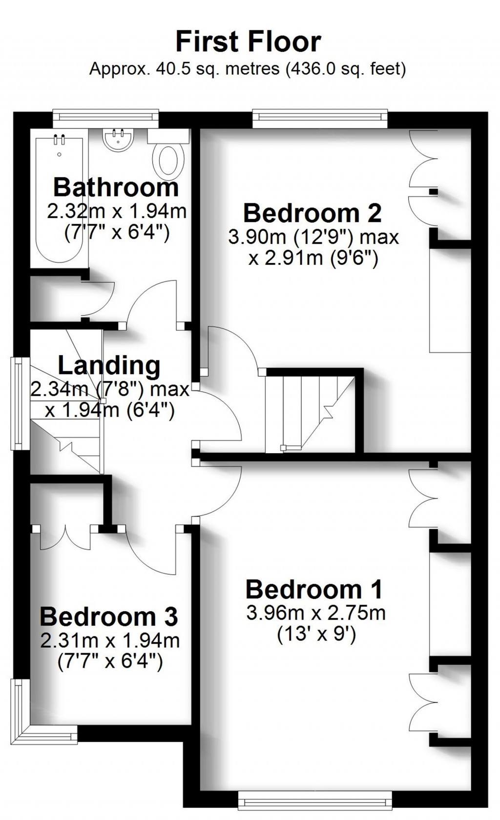 Floorplans For Fairford Avenue, Shirley