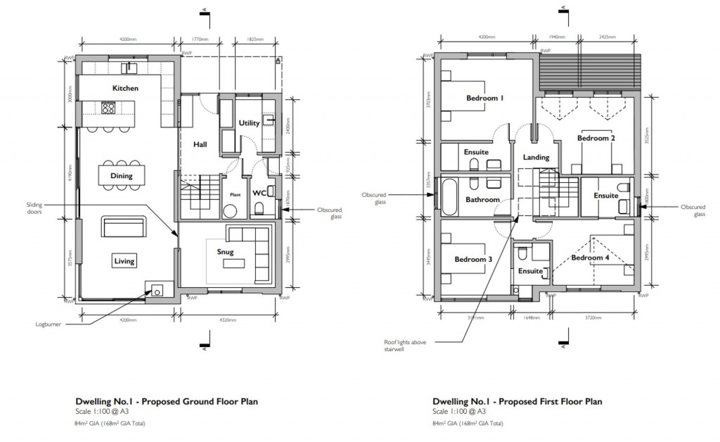 Floorplans For Penzance, Cornwall