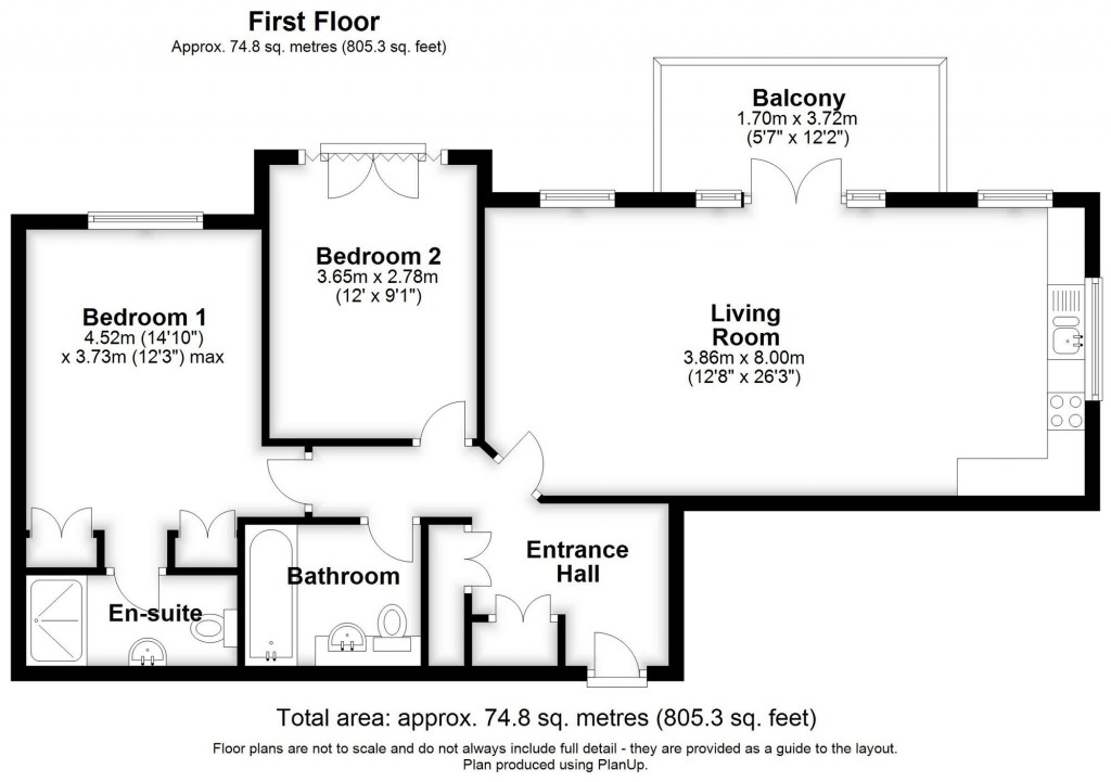 Floorplans For Carmilla Court, Wickham Road, Shirley