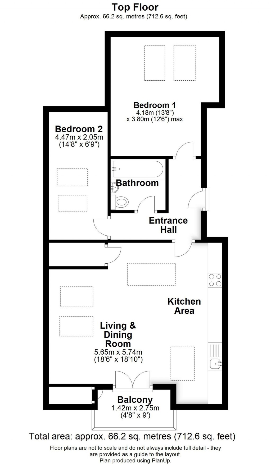 Floorplans For Wickham Road, Croydon, CR0