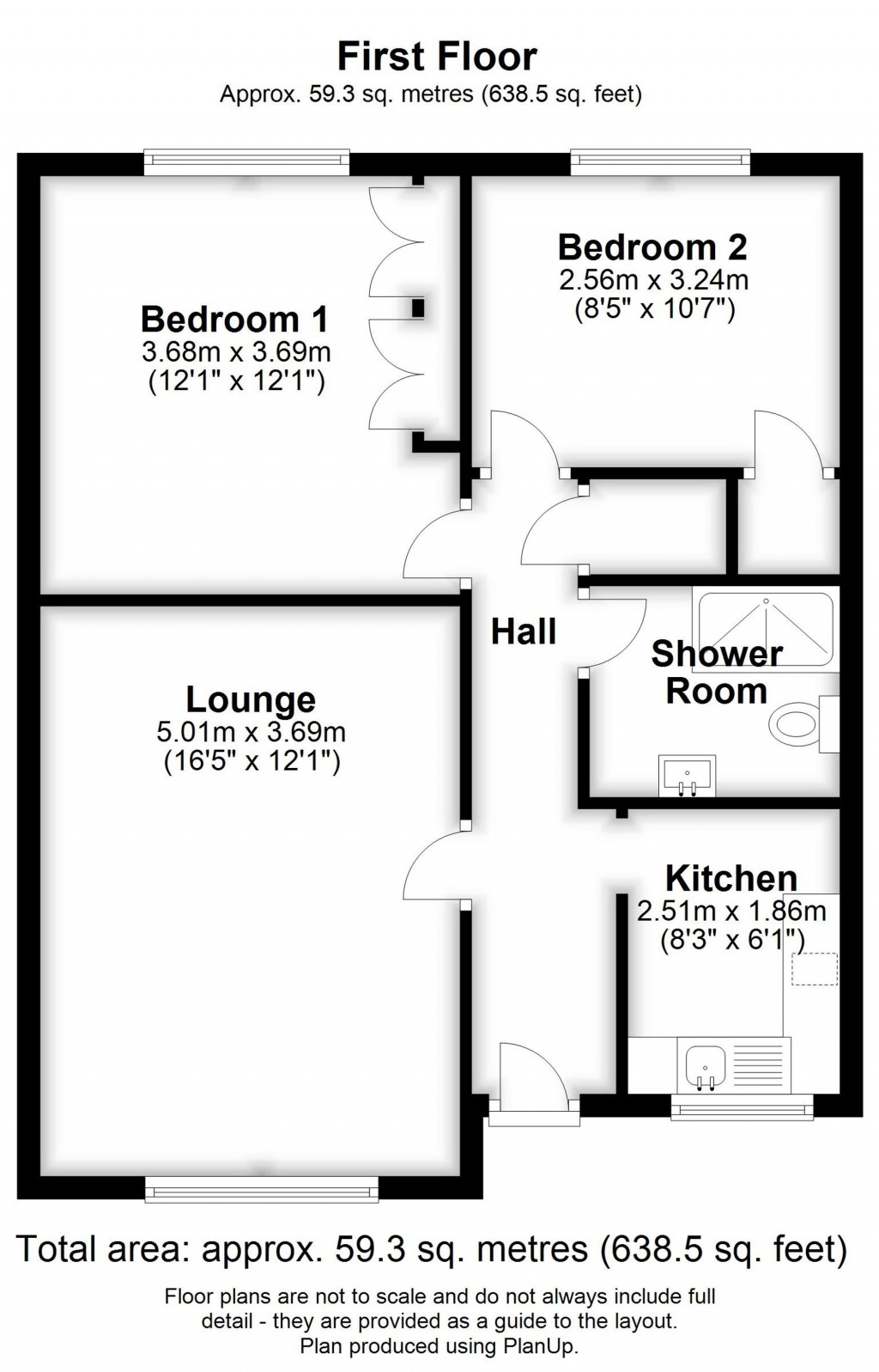 Floorplans For Alderbrook Court, The Alders, West Wickham