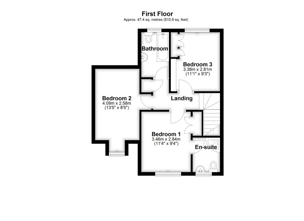 Floorplans For Hollycroft Close, South Croydon, CR2