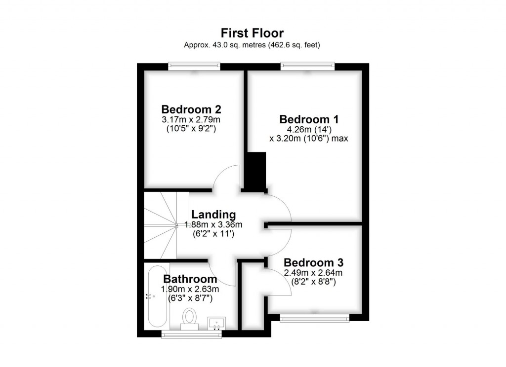 Floorplans For Albany Court, Sloane Walk, Shirley