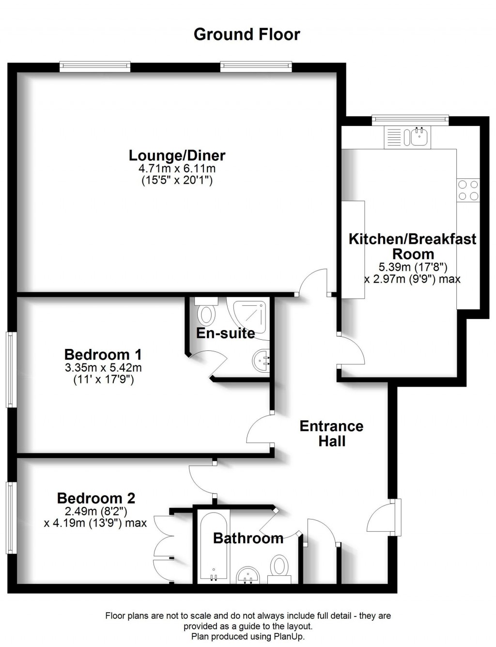 Floorplans For Upper Shirley Road, Rye House, CR0