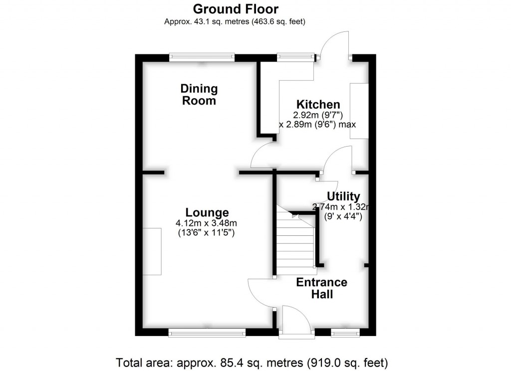 Floorplans For Dunsfold Way, New Addington, CR0