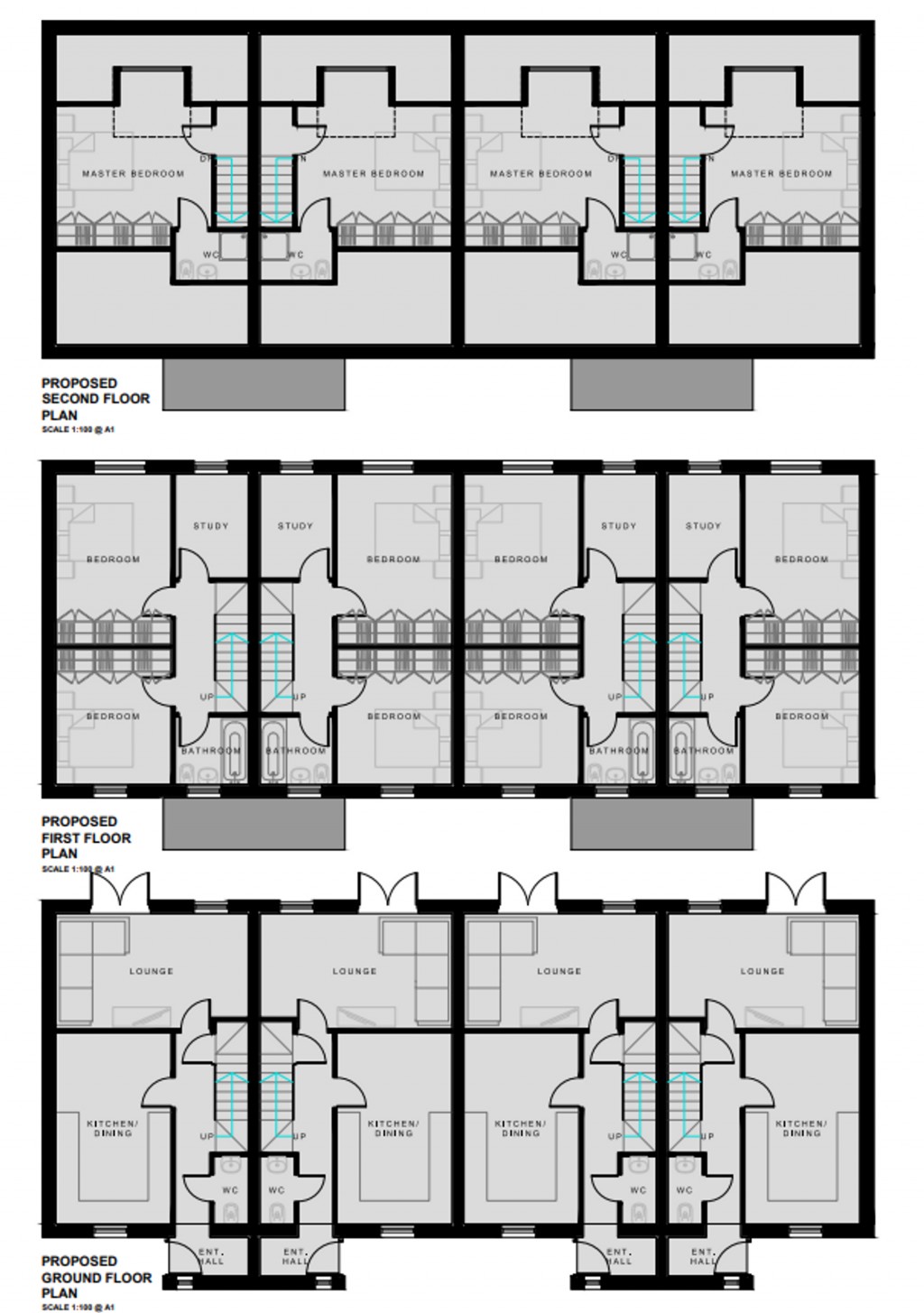 Floorplans For Siddal Top Lane, Halifax, HX3