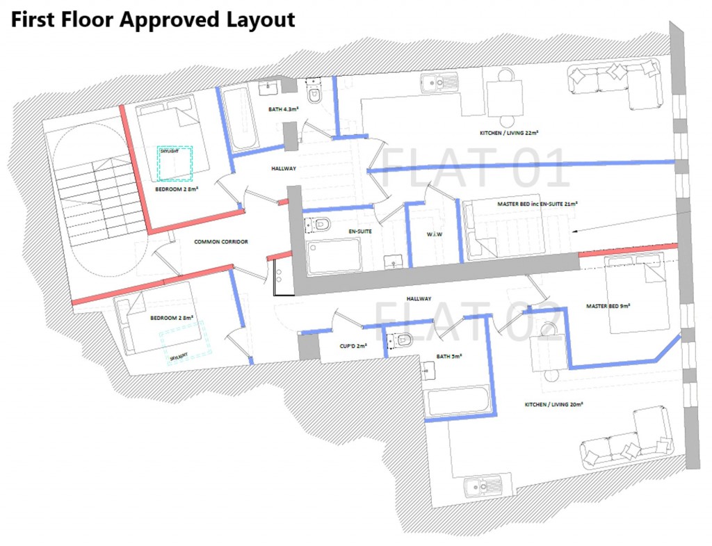 Floorplans For Evesham, Wychavon District of Worcestershire