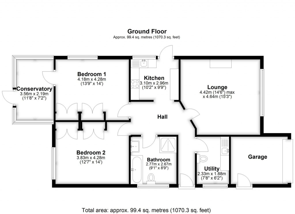 Floorplans For Farm Drive, Croydon, CR0