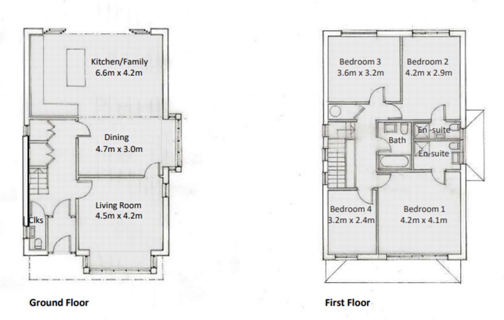Floorplans For South Sutton- SOLD STC