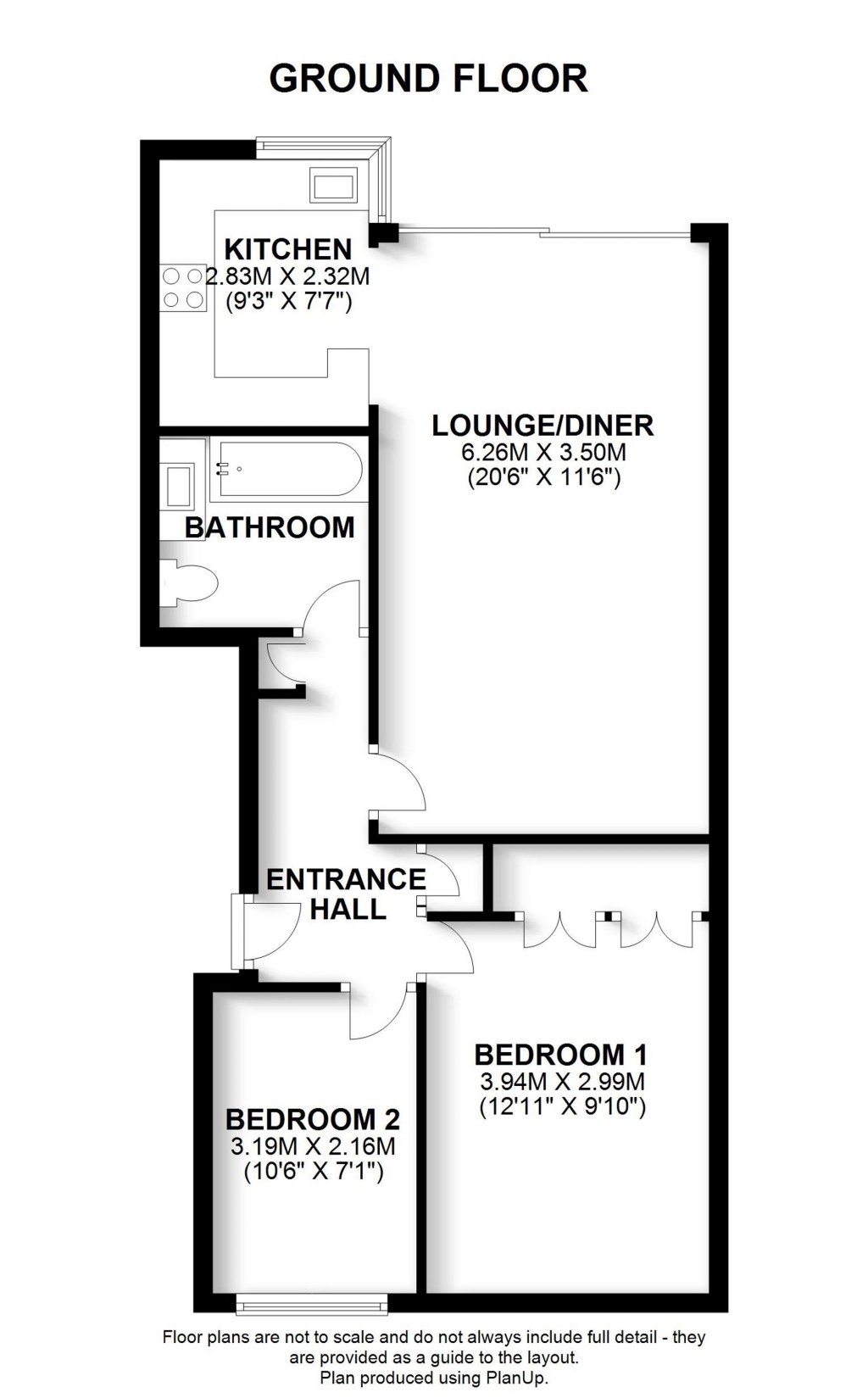 Floorplans For Cranwell Court, Shirley