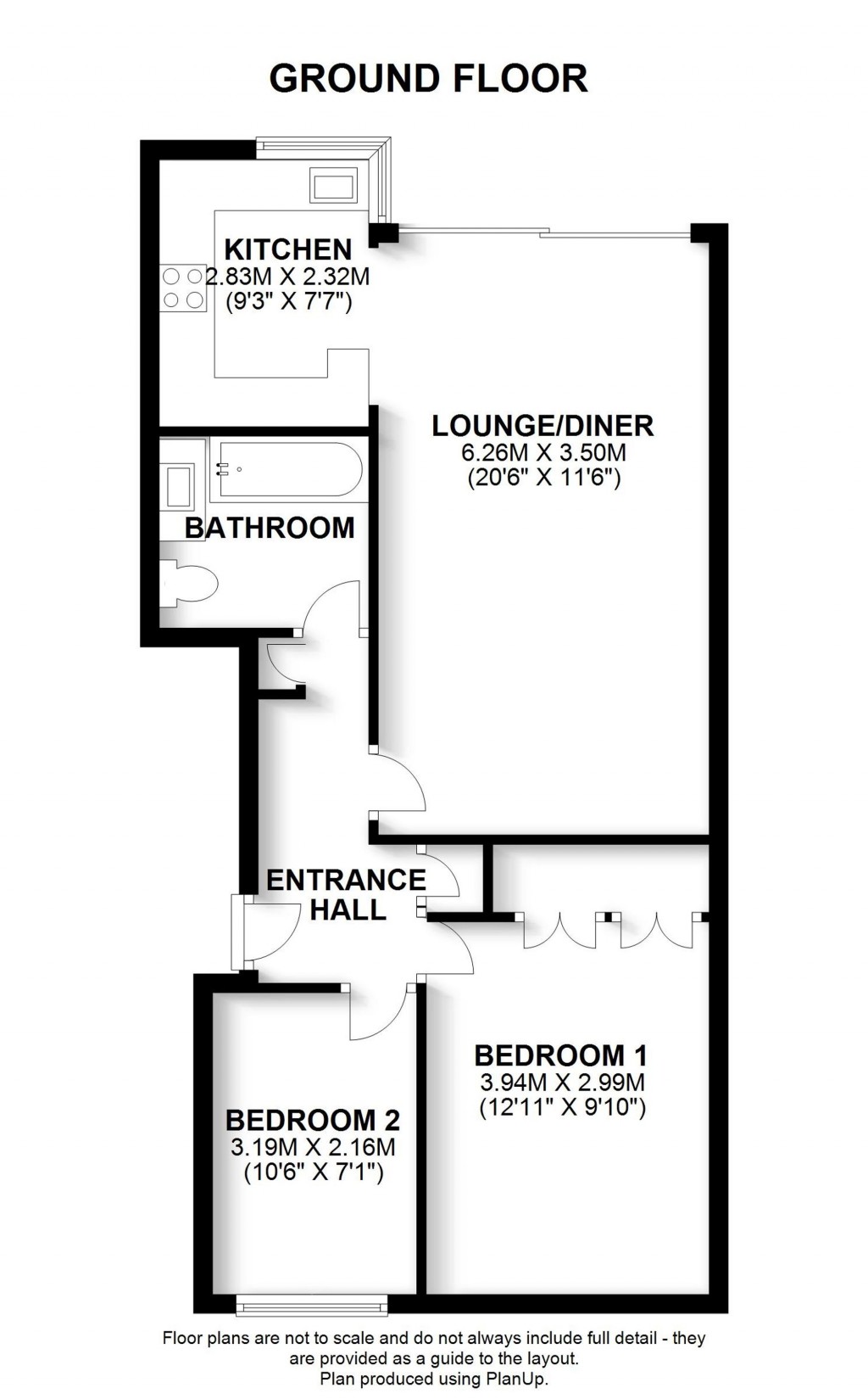 Floorplans For Wickham Road, Croydon, CR0