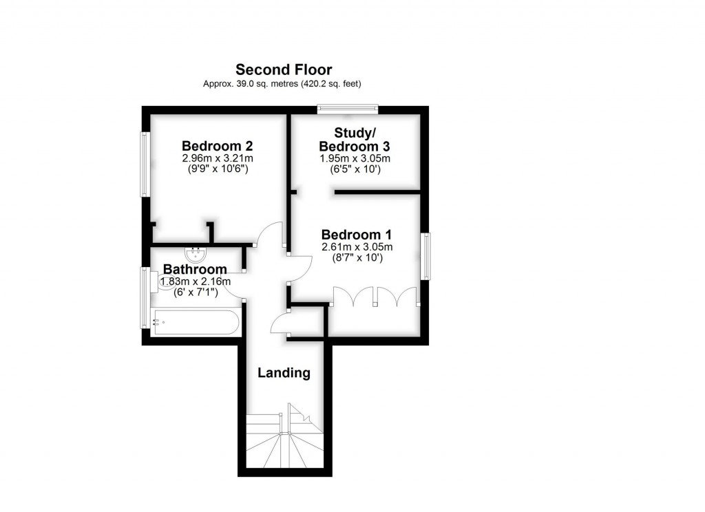 Floorplans For Rutland Court, Kempton Walk, Shirley