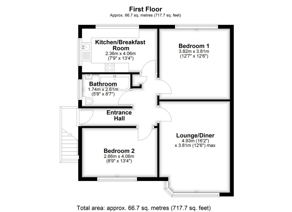 Floorplans For Sherwood Court, High Street, West Wickham