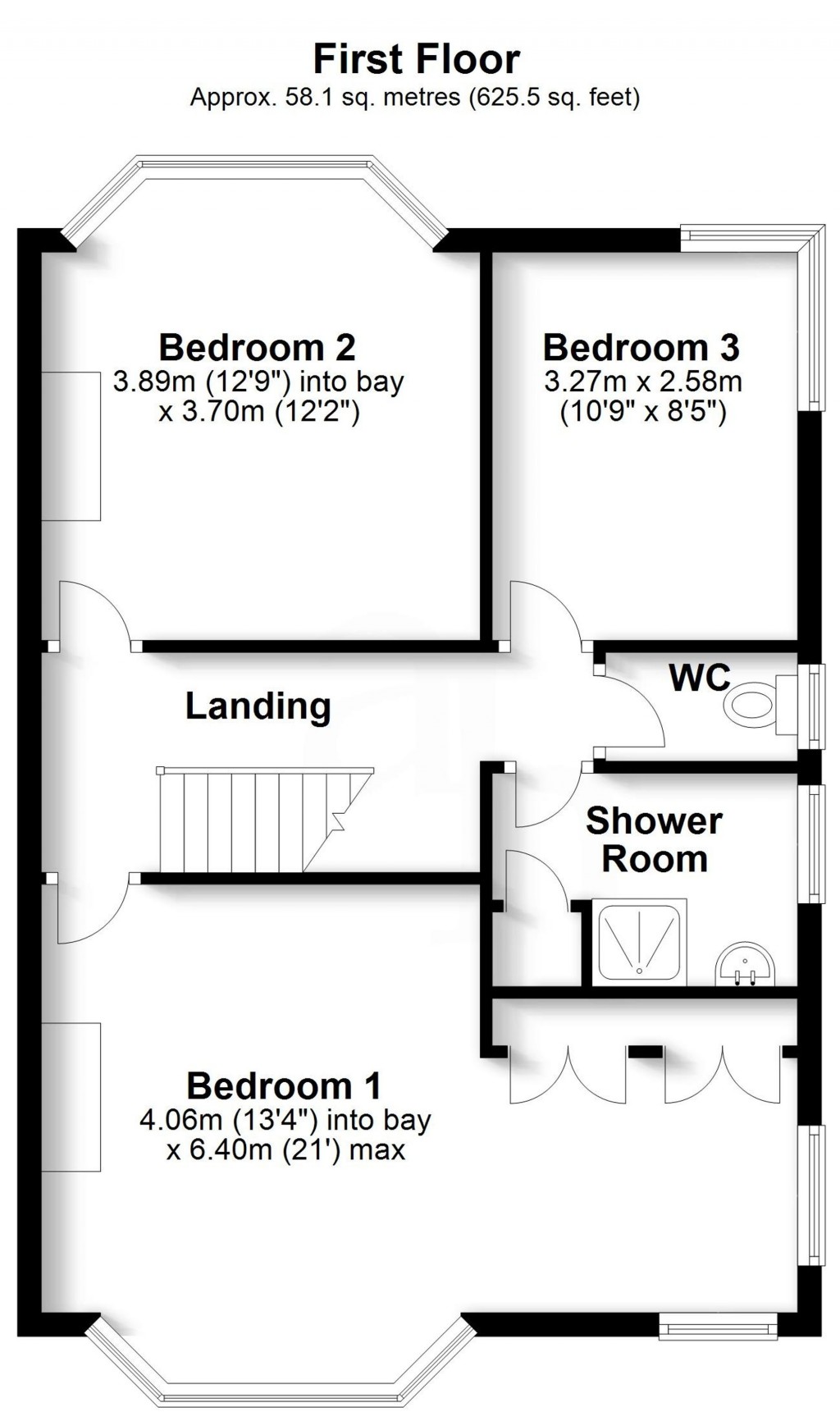 Floorplans For Langland Gardens, Shirley