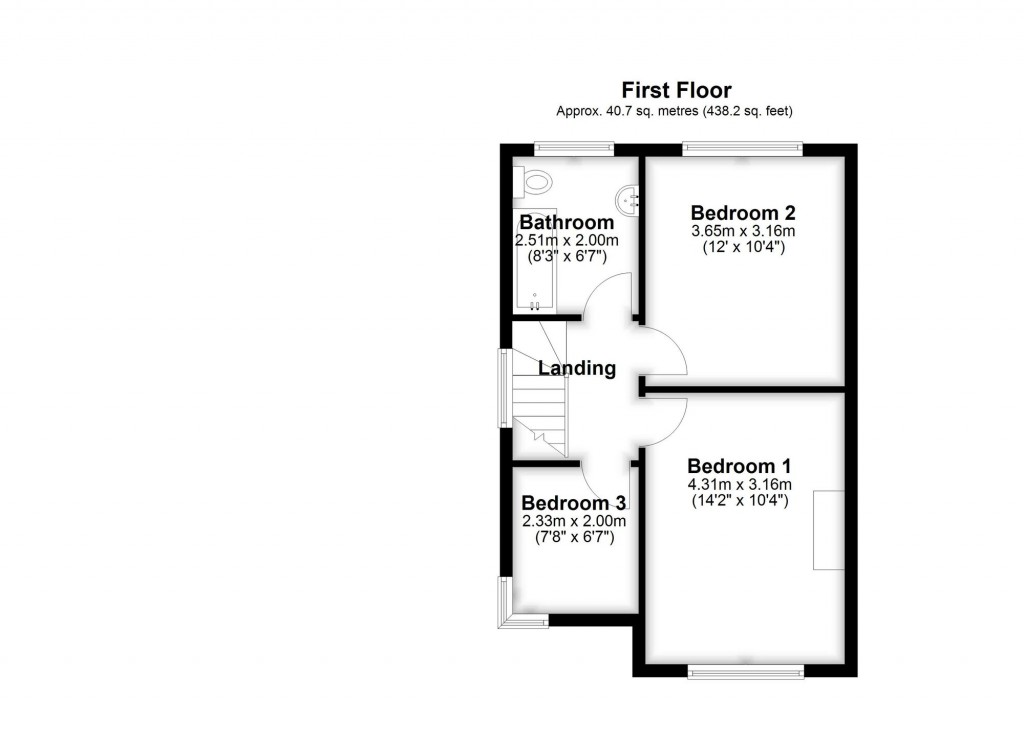 Floorplans For Aldersmead Avenue, Shirley