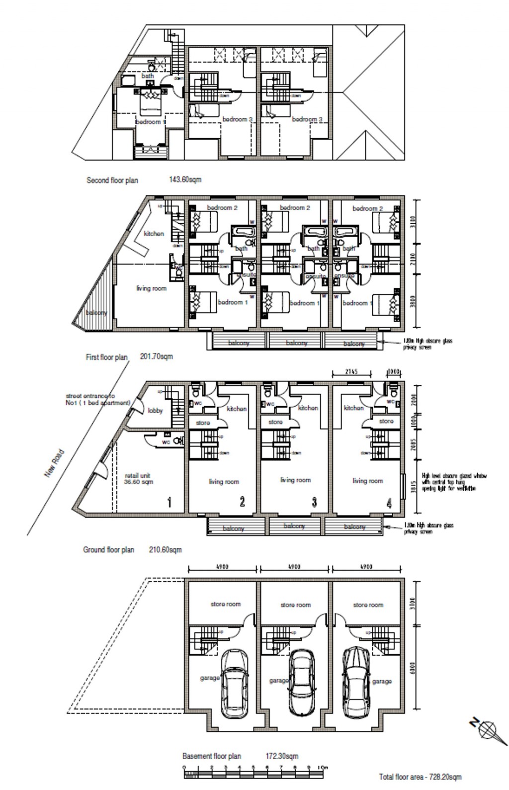 Floorplans For Port Isaac, Cornwall