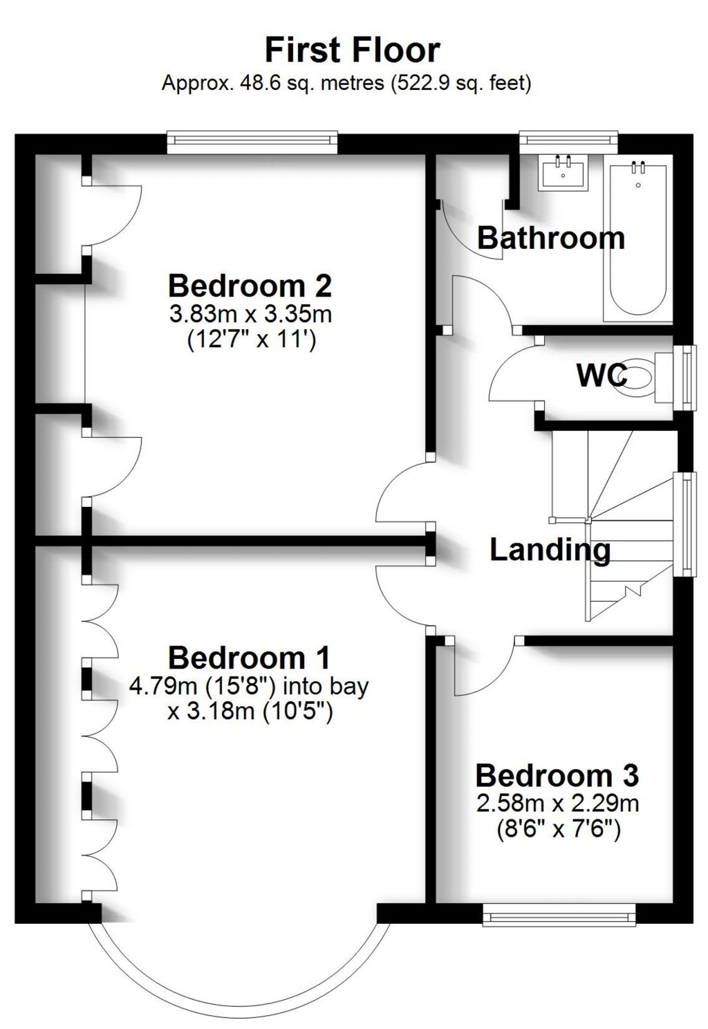 Floorplans For Bennetts Way, Shirley