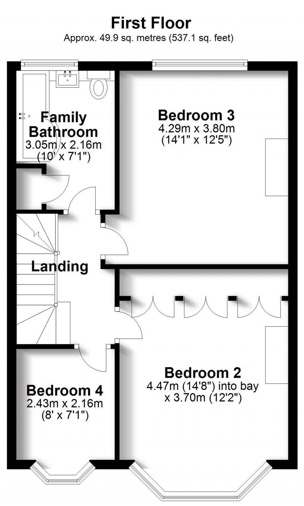 Floorplans For Compton Road, Shirley Park