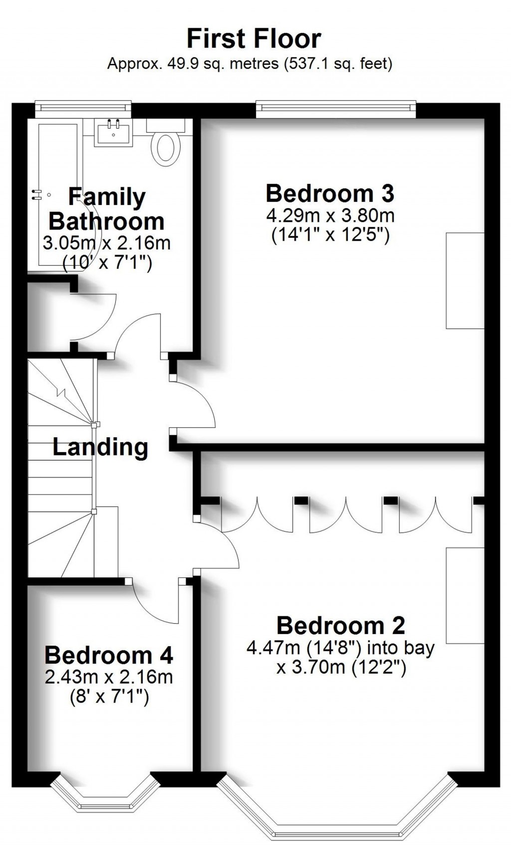 Floorplans For Compton Road, Croydon, CR0