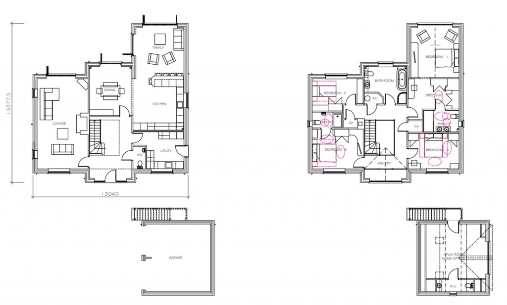 Floorplans For Wyberton, Boston (Lincolnshire)