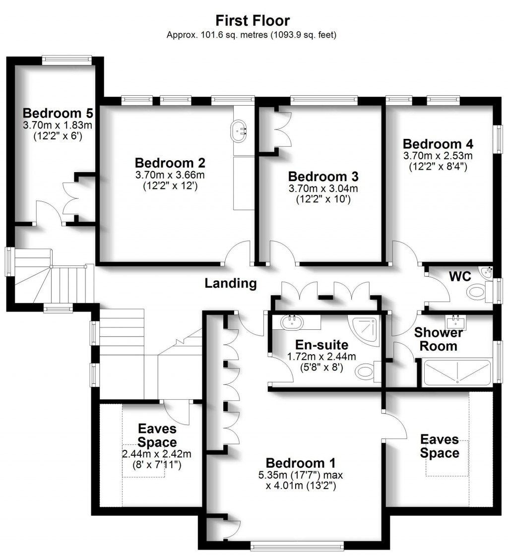 Floorplans For Sandiland Crescent, Hayes