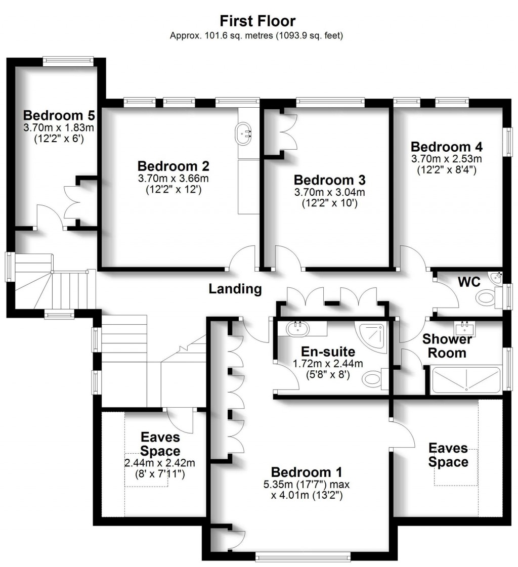 Floorplans For Sandiland Crescent, Bromley, BR2